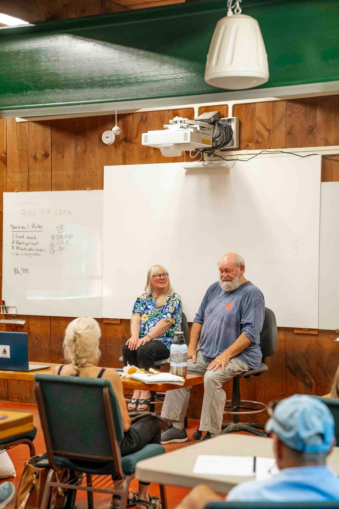 Community storytelling workshop with residents sharing personal stories