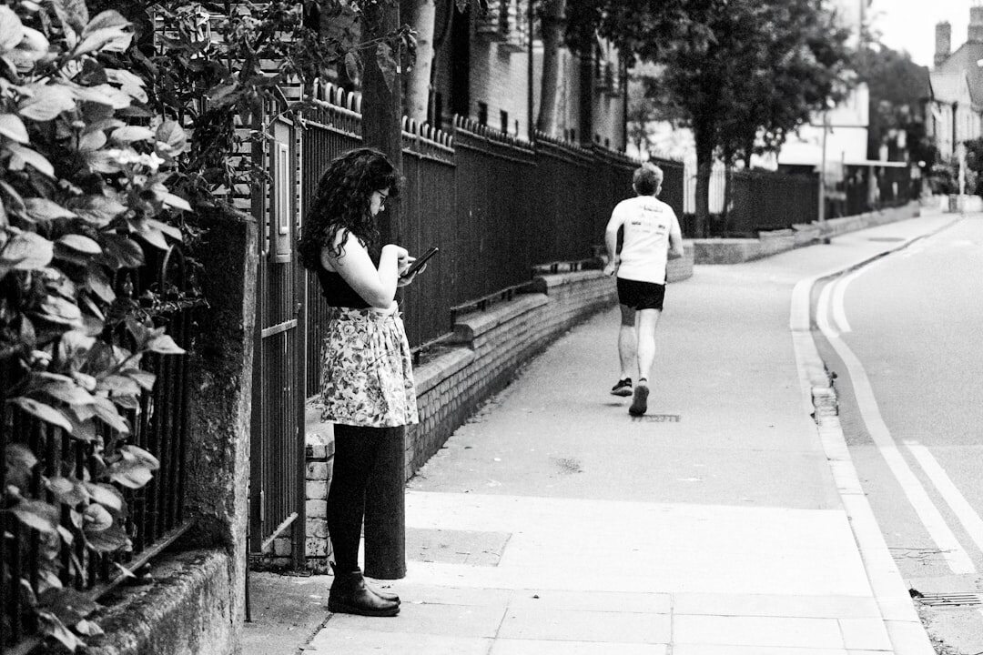 neighbors chatting on street