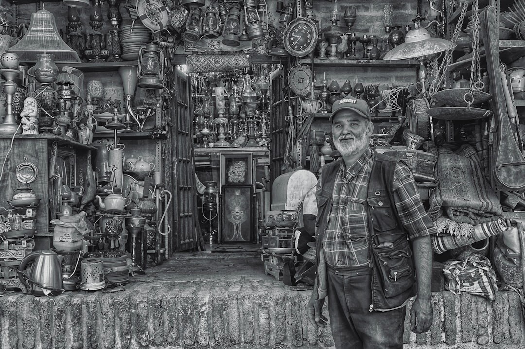 old man shop owner