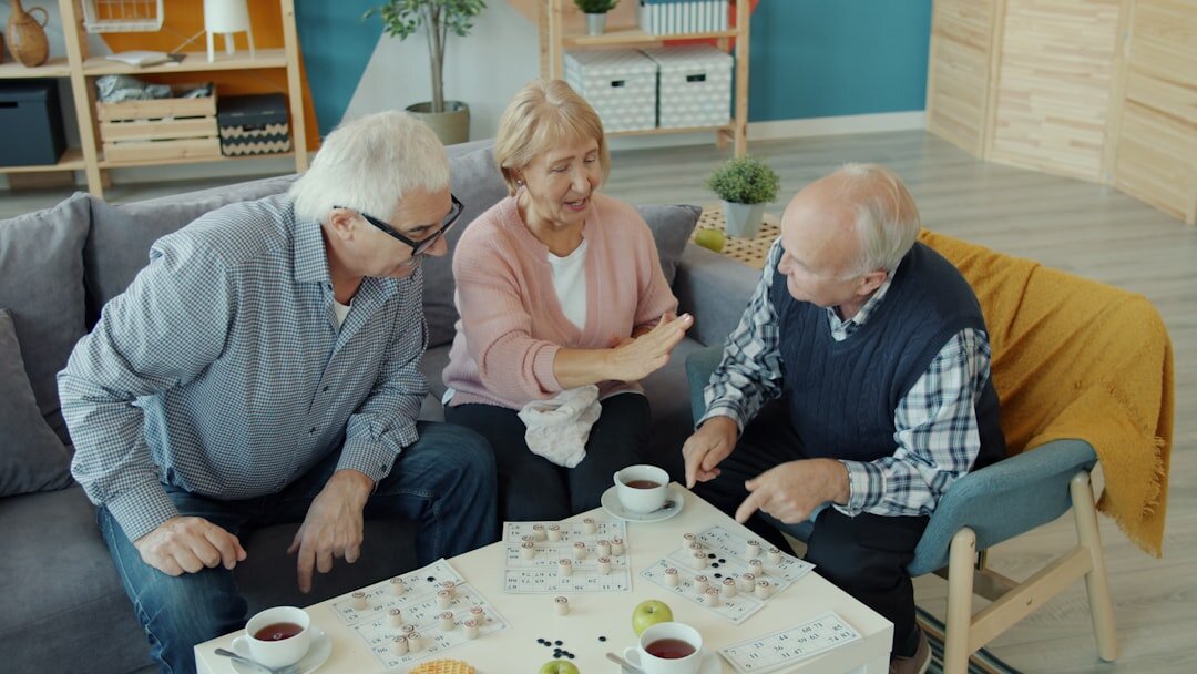elderly person storytelling